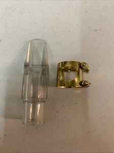 Unbranded Clear Plastic Alto Sax Mouthpiece - Picture 1 of 4