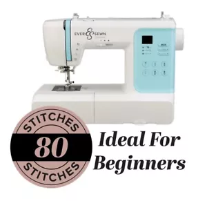 Eversewn Charlotte 80 Stitch Computerized Sewing and Quilting Machine - Picture 1 of 4