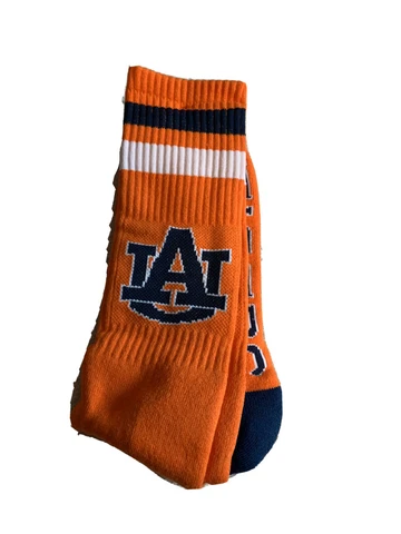 Auburn Tigers Tube Socks Orange New Cover
