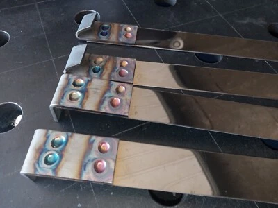 bmw e32 e34 e34 M5 fuel tank mount holding straps clamps stainless steel - Image 1 of 4