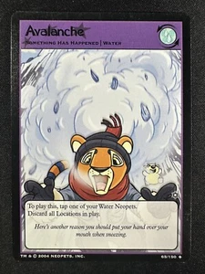 Neopets Avalancha 65/150 Hannah y las cuevas de hielo evento poco común - Imagen 1 de 2