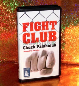 FIGHT CLUB AUDIOBOOK 5-CASSETTE TAPE UK IMPORT Palahniuk Ex-Library 2008 RARE - Picture 1 of 11