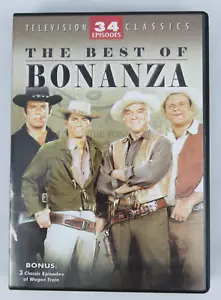 The Best of Bonanza 4 DVD Box Set 34 Episodes + Wagon Train Michael Landon - Foto 1 di 5