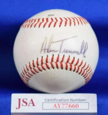Alan Trammell JSA COA Autograph Midwest League Signed Baseball - Image 1 of 2