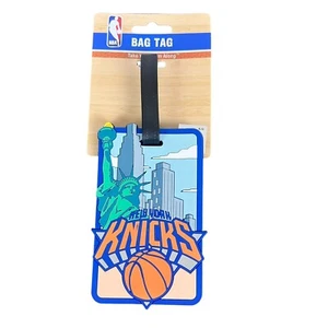 New York Knicks Rubber Bag Tag, NBA Licensed Luggage Tag Golf Bag Tag - NEU - Bild 1 von 5