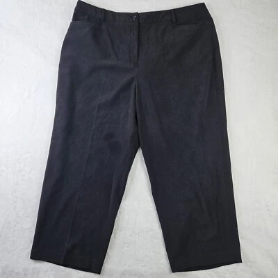 Briggs NY Women Pants Dress Black Size 18 Straight Legs Stretch Casual Business - Image 1 of 4