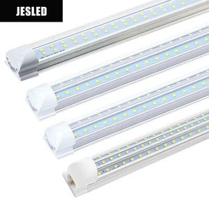 T8 2FT-8FT Linkable LED Shop Lights 14W-120W Led Garage Ceiling Fixtures Light - Picture 1 of 31