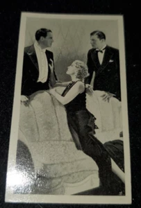 Tarjeta coleccionable de cigarrillos rara vintage 1934 CINEMA CAVALCADE: GRACE MOORE - - Imagen 1 de 2