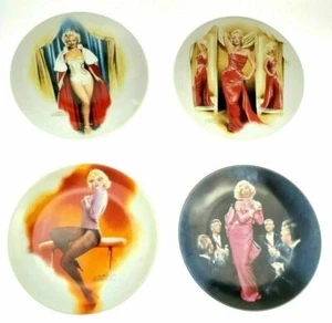 Vintage 1990s limited edition Marilyn Monroe Collector Plate Set of 4 Bradex no - Picture 1 of 12