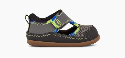 Scarpe UGG Delta punta chiusa nere per bambini nuove con scatola