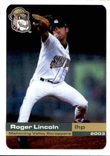 2003 Mahoning Valley Scrappers Grandstand 14 Roger Lincoln Northford Connecticut