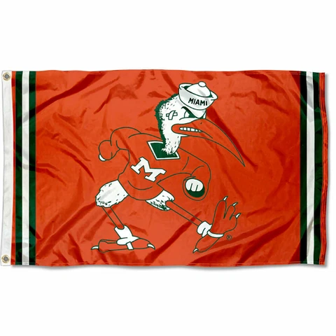Hurricanes Vintage Retro Throwback Large Outdoor Flag Cover