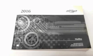 2016 Malibu Owners Manual Warranty Pamphlet Information Booklet *Stain on corner - Bild 1 von 6