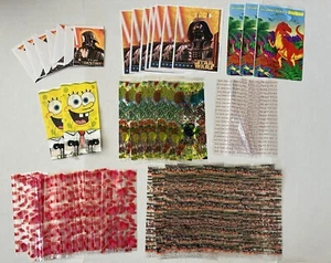 Lot of 60 Party Treat Loot Bags Star Wars Valentine's Halloween Spongebob Dino - Picture 1 of 10