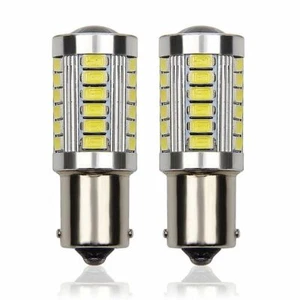 2x 1156 P21W BA15S 382 12V LED Reverse DRL Turn Sidelight Bulb CANBUS Error Free - Picture 1 of 9