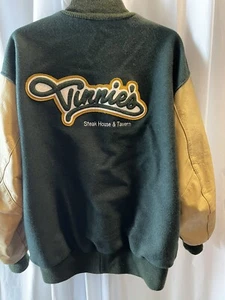  DeLong Varsity Letterman style Wool and LeatherJacket,Coat in 2XL, Vinnies  - Picture 1 of 8