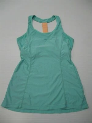 MPG Women's Size M Bra Support Blue/Orange Cutout T-Back Running Tank Top - Image 1 of 4