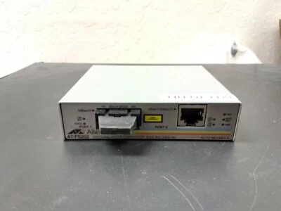 ATI Allied Telesyn 10/100BaseTX to 100BaseFX Bridging Media Converter AT-FS202 - Image 1 of 2