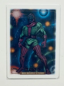 2024 Marvel Masterpieces โ92 Platinum METALLURGY #44 KANG Odds 1:220 * Read *๐ - Picture 1 of 2