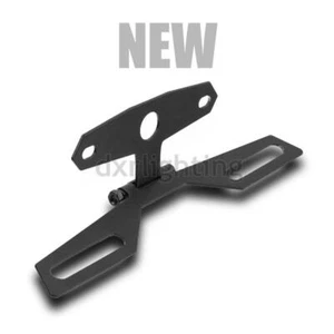 Motorcycle Folding License Plate Holder Rear Tail Light Mount Bracket Adjustable - Picture 1 of 8