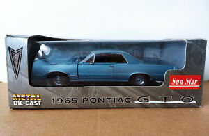 SUNSTAR 1/18  --  PONTIAC GTO 1965  --  EN BOITE.