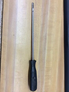Snap On SSD480 USA Vintage Black Handle Flathead Screwdriver 11” - Picture 1 of 6