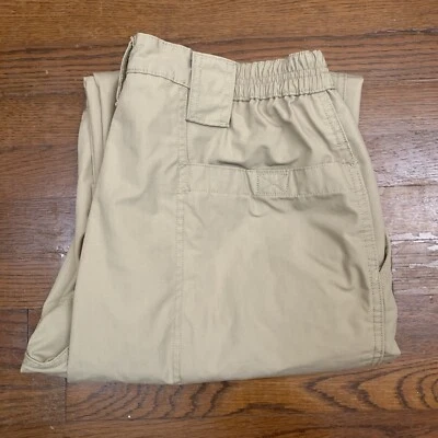 Calça Propper Masculina 36x34 Bege Trabalho Reto Ripstop Carga Cintura Elástica - Imagem 1 de 4