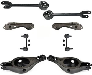Mevotech Rear Upper & Lower Control Arms Bar Link 8PC Set For 09-14 Murano AWD - Picture 1 of 9
