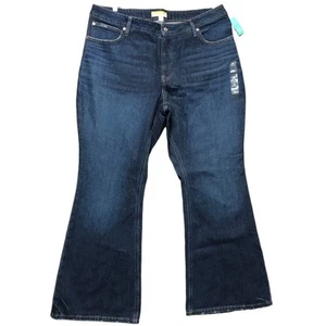 Jeans denim elasticizzato Maurices Goldie Blues 90S Y2k Flair 18W curvy vita alta nuovi con etichette - Foto 1 di 15