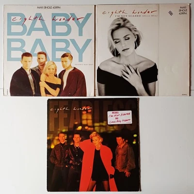 Eight Wonder "Fearless/I'm Not Scared/Baby Baby", Lot De 3 Vinyl LP 33t/MAXI 45t - Photo 1/4