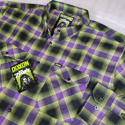 NWT Dixxon Men's 5XL "Rob Zombie" Flannel Shirt - Image 1 of 4