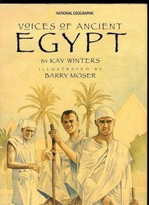 SIGNED by Kay Winters & Barry Moser VOICES OF ANCIENT EGYPT Nice Illus '03 HC/DJ - Picture 1 of 5