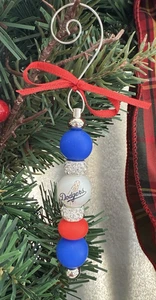 Handgefertigte Los Angeles Dodgers Ornament-Perlen MLB Fan Geschenk-Baseball Dekor - Bild 1 von 4