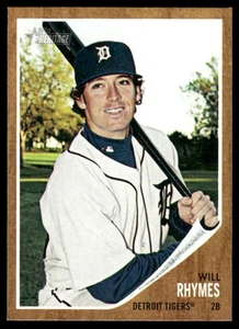 Topps Heritage #427 Will Rhymes 2011 impresión corta - Imagen 1 de 2