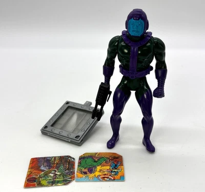 1984 年美泰 Secret Wars Kang 复古 A 带枪/盾 2 插件和安全带 — 第 1/3 张图片