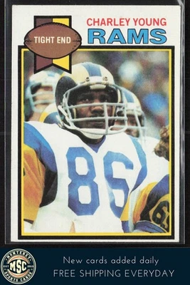 Charle Young 1979 Topps #366 Los Angeles Rams - Image 1 of 2