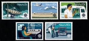 Nauru 1983 MNH 5v, Año Mundial de las Telecomunicaciones, Ambulancia, Aviones - Imagen 1 de 1