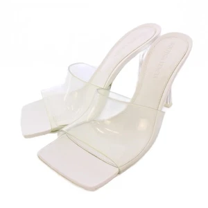 BOTTEGA VENETA Sandals Women's Size 37 White - Picture 1 of 9