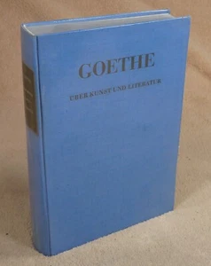 JOHANN WOLFGANG GOETHE UBER KUNST UND LITERATUR EINE AUSWAHL - WILHELM GIRNUS - Picture 1 of 6
