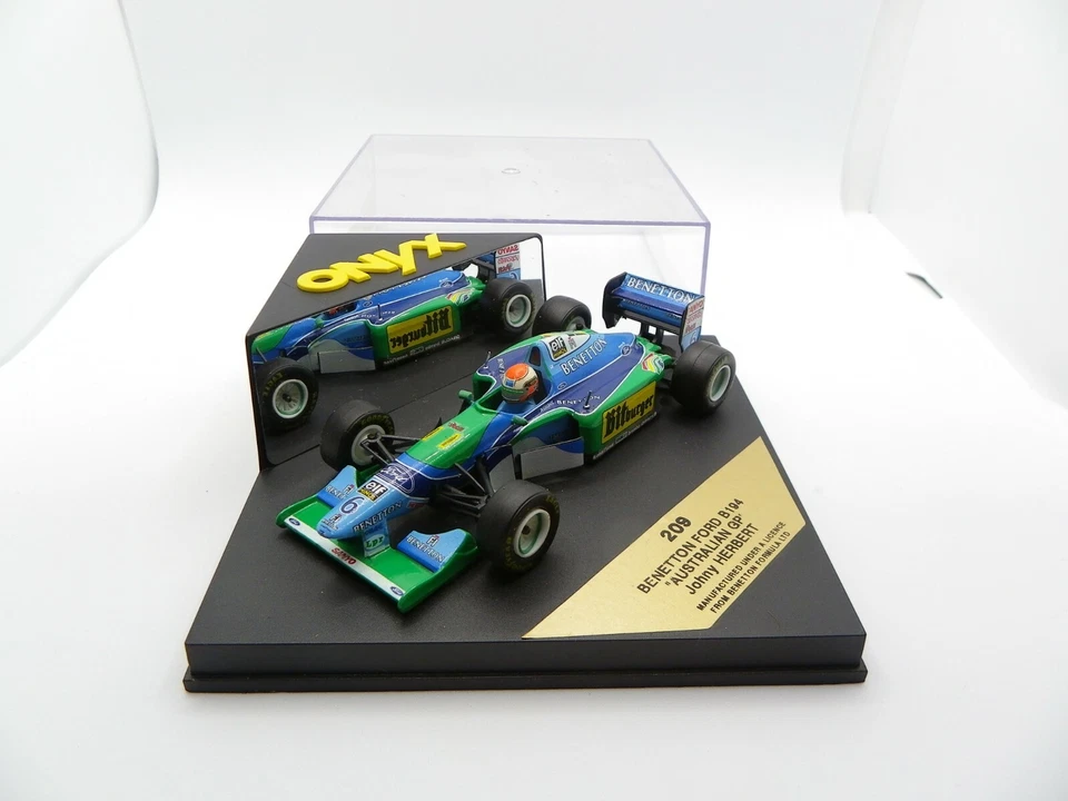 Benetton Ford B194 Johnny Herbert Gp #6 1994 209 Onyx 1/43 F1 - Immagine 1 di 1