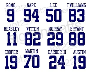 Dallas Cowboys STICKER DECAL 2000' s stars Romo Cooper Barber Ware + - Picture 1 of 26