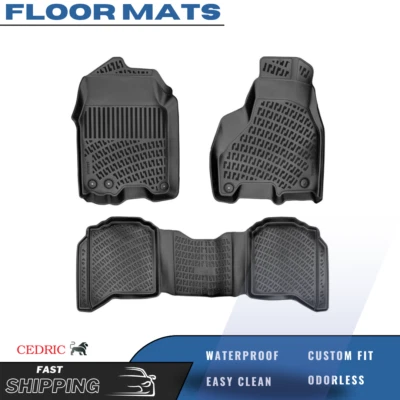 Tapetes forro de coche para Dodge RAM 2500-3500 2011-2018 doble cabina 3D goma TPE Foto 1 de 4