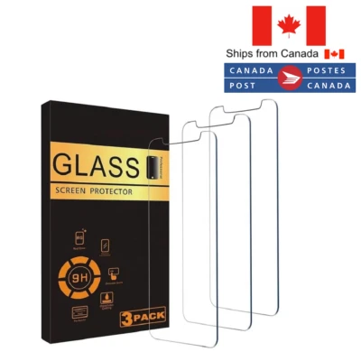 3-Pack For iPhone X  Xs 11 Pro Tempered GLASS Screen Protector - Image 1 of 4