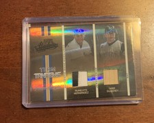 2005 Playoff Absolute Memorabilia Team Tandems Jersey/Bat Hernandez/Sweeney TT66