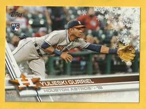 2017 Topps Walmart Holiday Snowflake #HMW84 Yulieski Gurriel RC Rookie Card - Picture 1 of 2