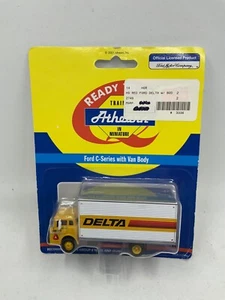 Sealed NIB Athearn HO Scale Delta Trucking Ford C-Series with Van Body #02749 - Picture 1 of 3