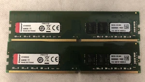 Kingston 64GB(32GBX2) KCP426ND8/32 DDR4 DIMM Desktop Memory RAM 9905734-061.A00G - Picture 1 of 6