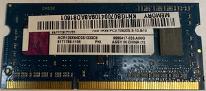 Kingston ACR128X64D3S1333C9 DDR3-1333 1GB - Picture 1 of 2
