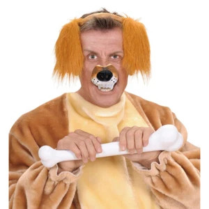 Hunde Nase Hundenase Schnauze Hundeschnauze Tiernase Hund Maske Hundemaske braun - Bild 1 von 2