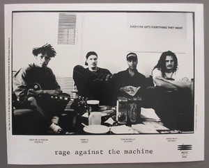 Rage Against The Machine Promo Foto schwarz-weiß 8 x 10 - gegen Wand! - Bild 1 von 1